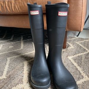 Hunter for Target Black Wellies, worn once, in basically new condition